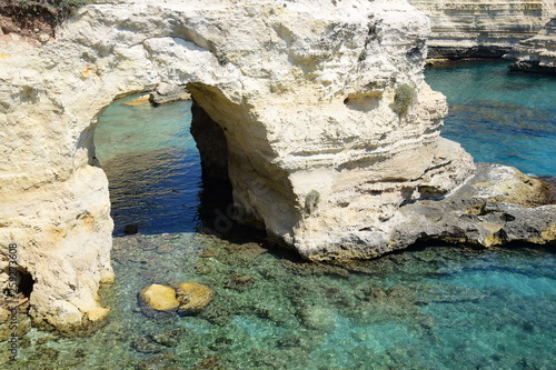 Coastline in salento, Italy