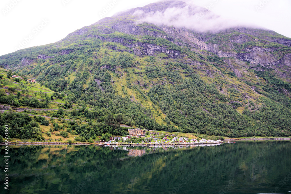 Naklejka premium geirang fjorde,norwegen
