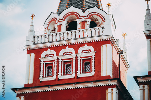 Photography tower of moscow kremlin