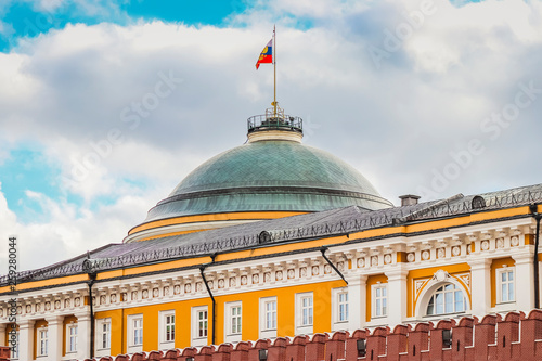 Photography tower of moscow kremlin