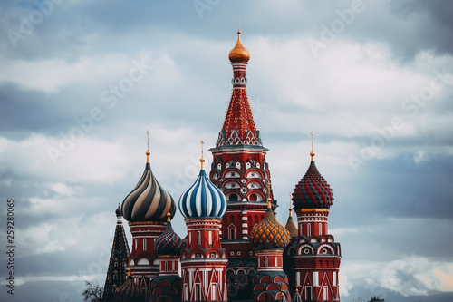 st basils cathedral on red square in moscow photo