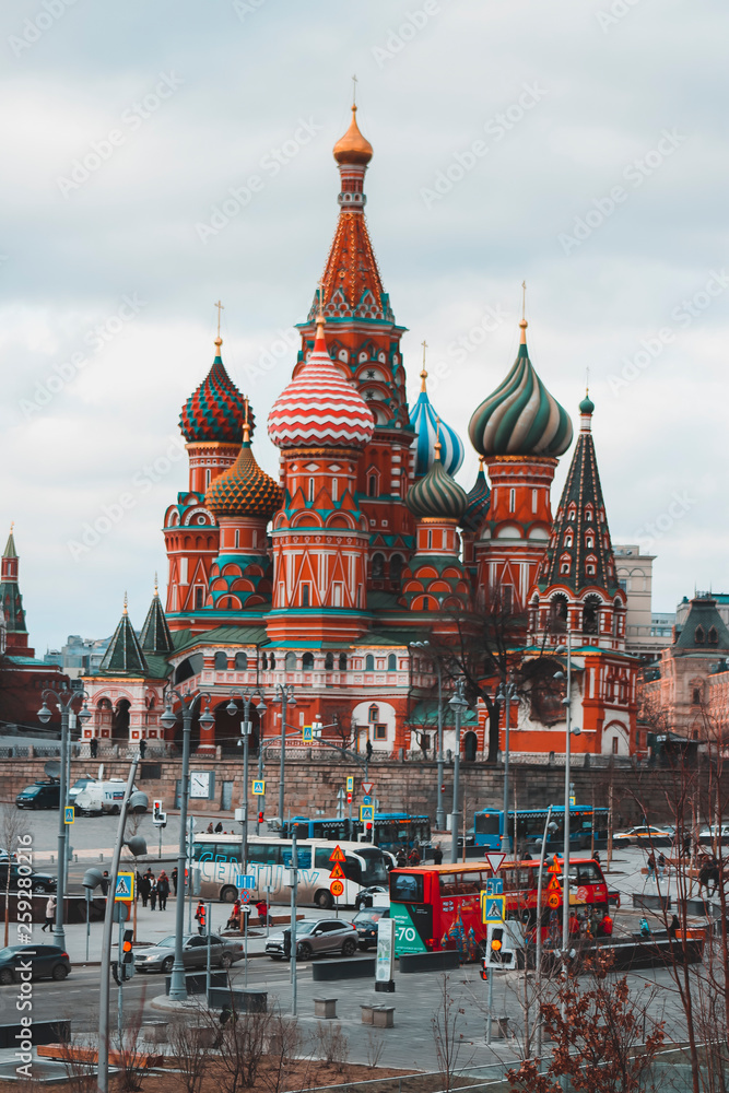 Fototapeta premium red square in moscow