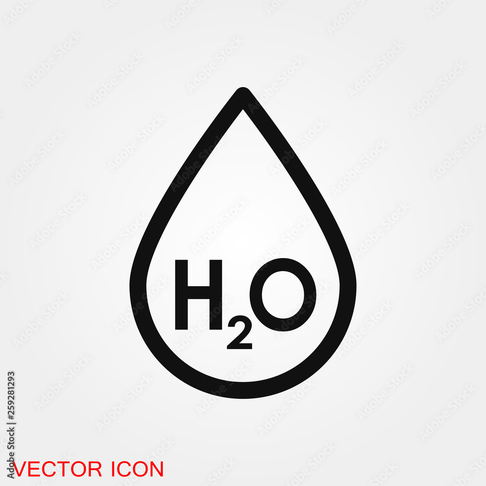 Water icon vector sign symbol for design Water icon vector sign symbol for design
