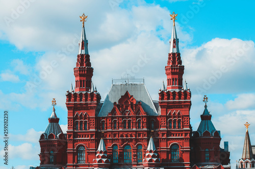 Photography tower of moscow kremlin