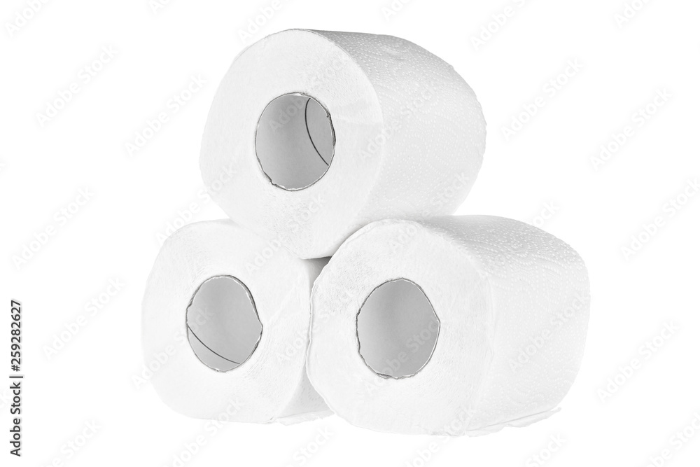 toilet paper isolated on white background toilet paper isolated on white background