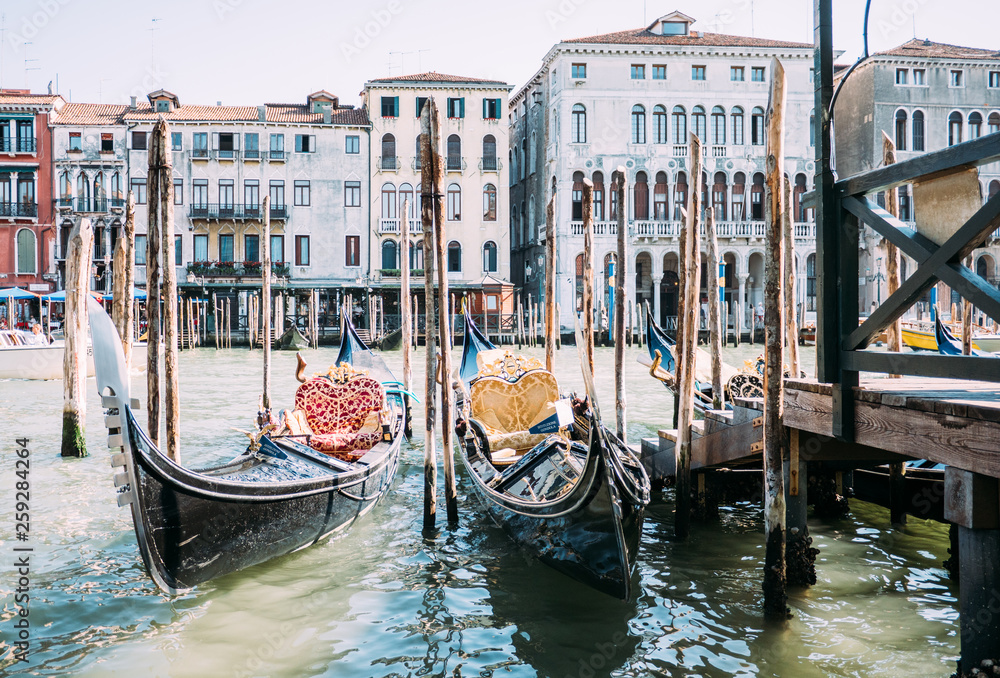 Gondeln in Venedig