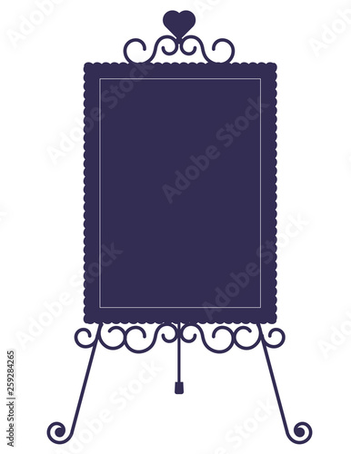 ウェルカムボード・おしゃれなアイアン・縦