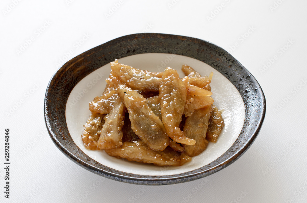 ゴボウの甘辛煮 ゴボウの甘辛煮