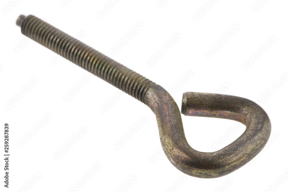 metal bolt isolated on white background metal bolt isolated on white background