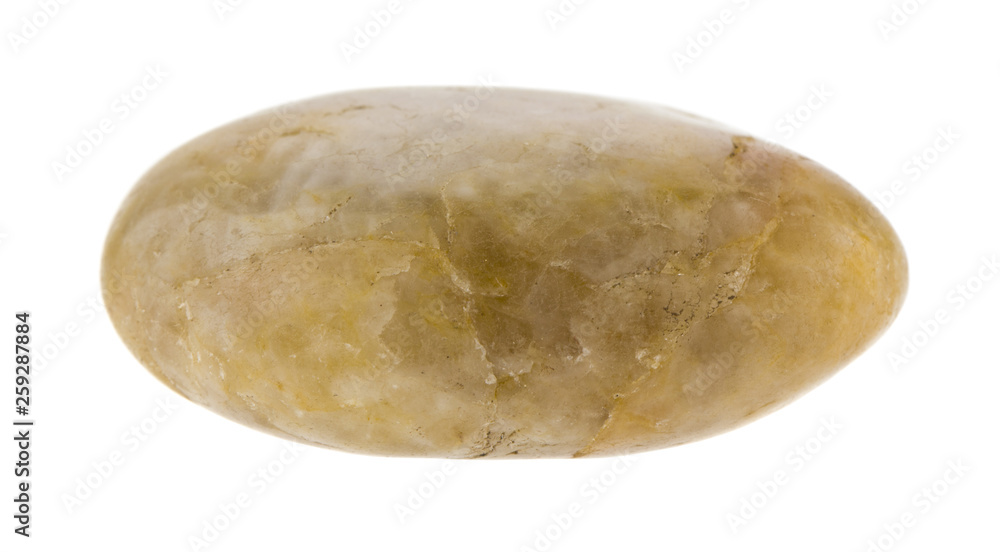 smooth polished stone isolated on white background close up smooth polished stone isolated on white background close up
