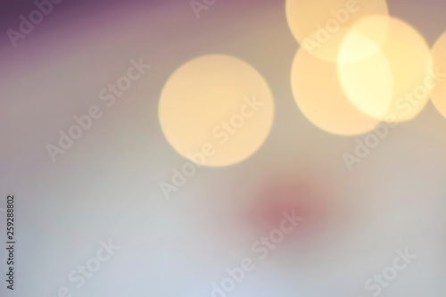 Yellow light, bokeh circle with blurred background © MRSUTIN