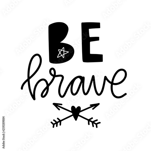 Vector typography motivational poster