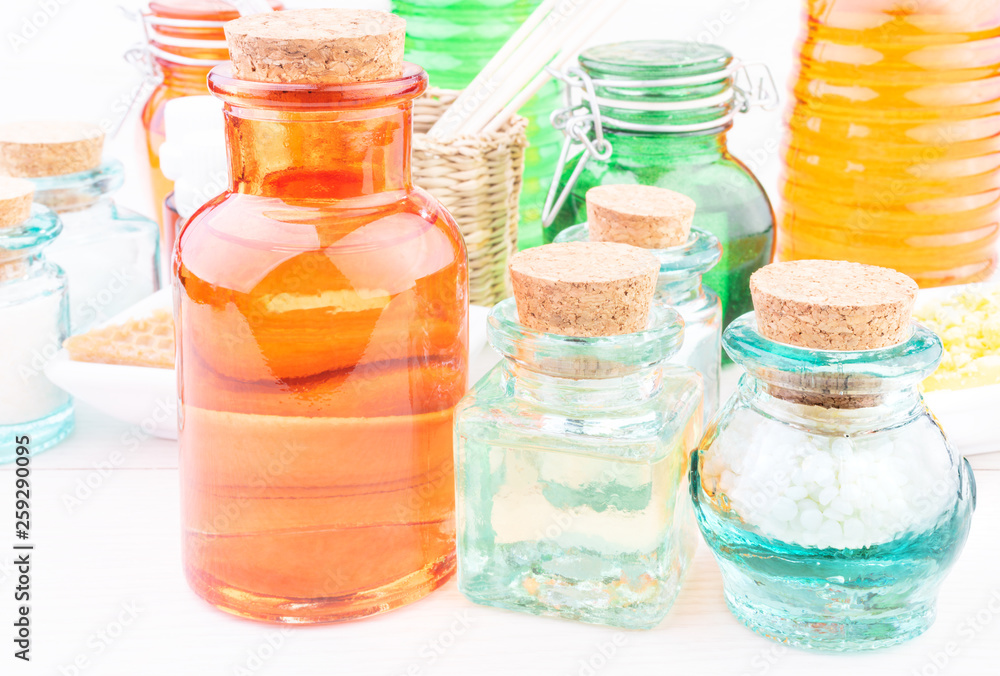 Ingredient for making personal skincare products - oils, wax, emulsifiers, hydrolates. Ingredient for making personal skincare products - oils, wax, emulsifiers, hydrolates.