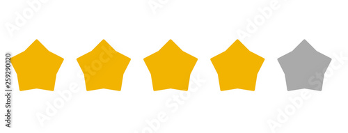 Rating Icon. Flat style vector EPS.