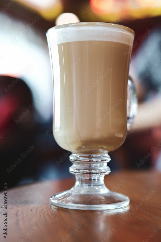 iced coffee frappe of cold drink in cafe iced coffee frappe of cold drink in cafe