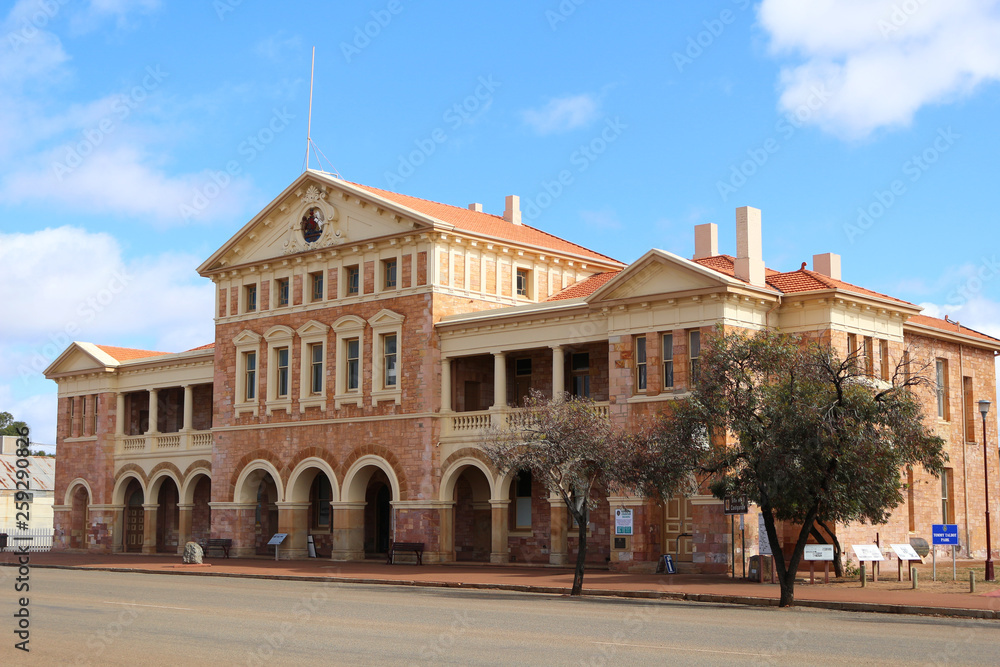 Warden's Court in Coolgardie built during Goldrush, Western Australia