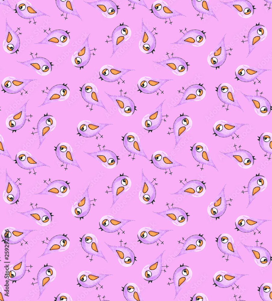 SEAMLESS BACKGROUND SEAMLESS PATTERN FROM SPRING BIRDS FUNNY AND FUN WATER SEAMLESS BACKGROUND SEAMLESS PATTERN FROM SPRING BIRDS FUNNY AND FUN WATER
