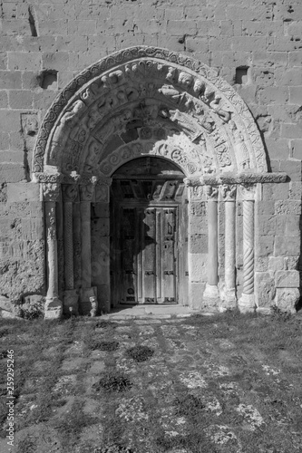 door of church -- Soto de Bureba  Burgos 
