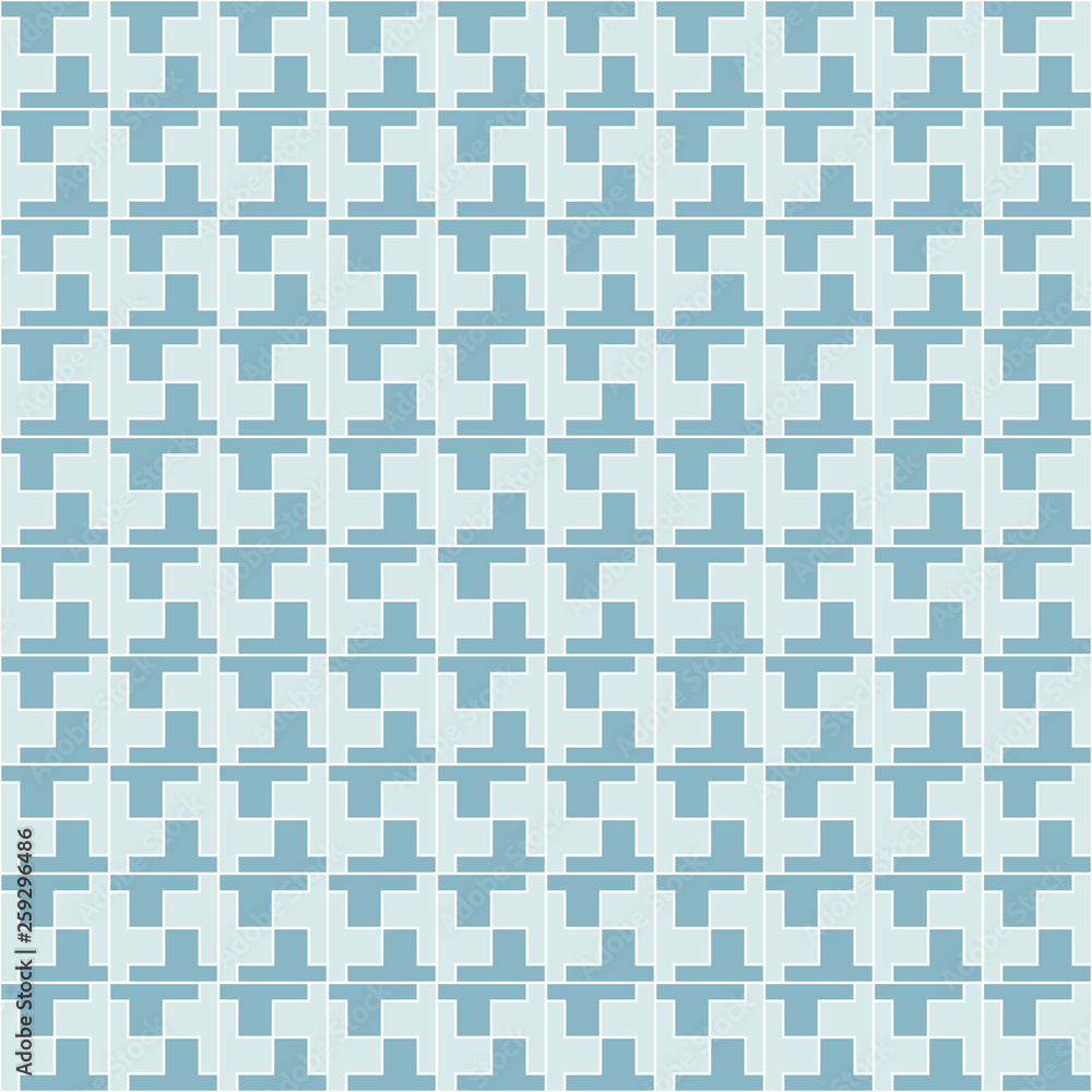 Geometric Pattern Seamless. Seamless blue geometric pattern. All in a single layer. Vector illustration. Geometric Pattern Seamless. Seamless blue geometric pattern. All in a single layer. Vector illustration.