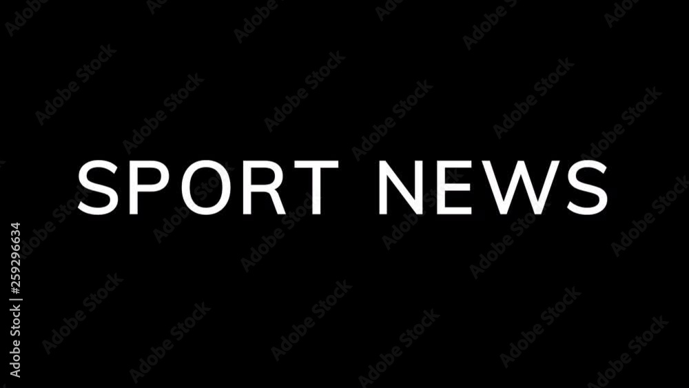 From the Glitch effect arises common expression SPORT NEWS. Then the TV turns off. Alpha channel Premultiplied - Matted with color black From the Glitch effect arises common expression SPORT NEWS. Then the TV turns off. Alpha channel Premultiplied - Matted with color black