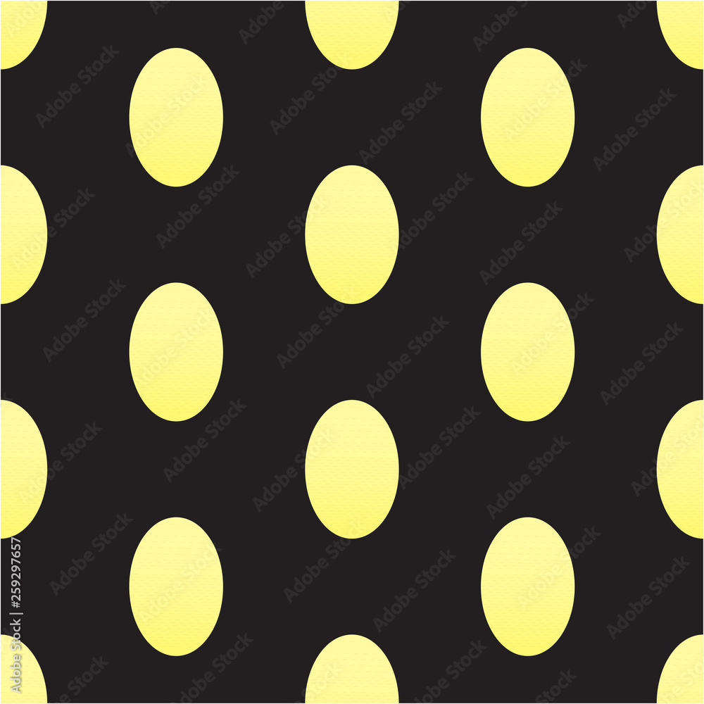 Vector seamless texturee with golden eggs on a black background Vector seamless texturee with golden eggs on a black background