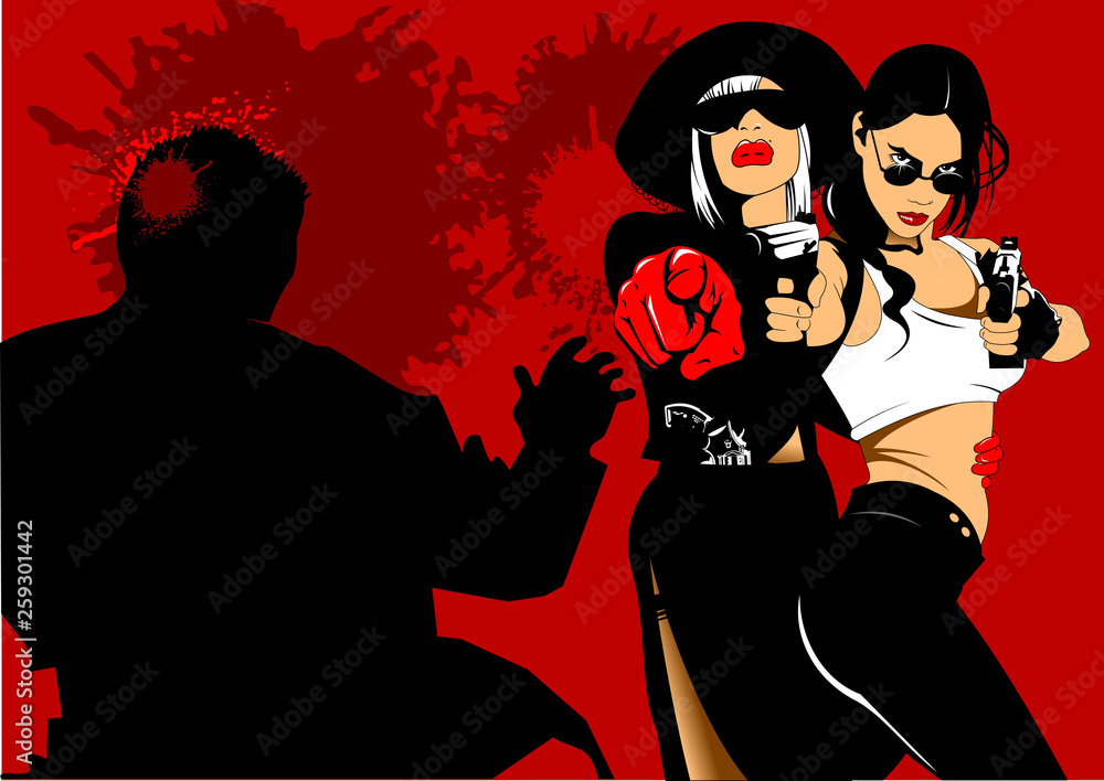 murder Stock Vector | Adobe Stock