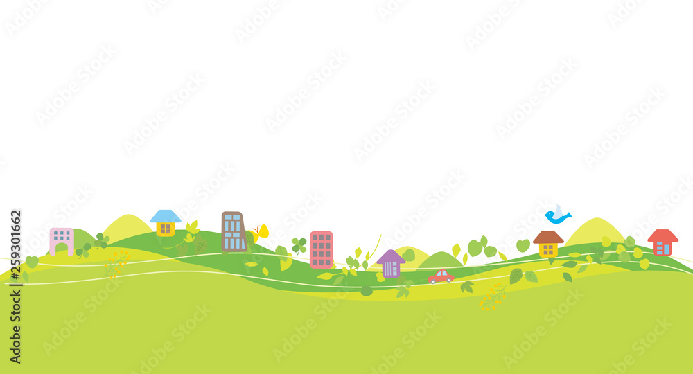 エコな町並みのデザイン