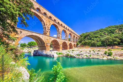 Foto Pont du Gard, Provence in France