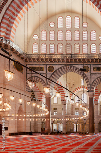 Istanbul mosque interior