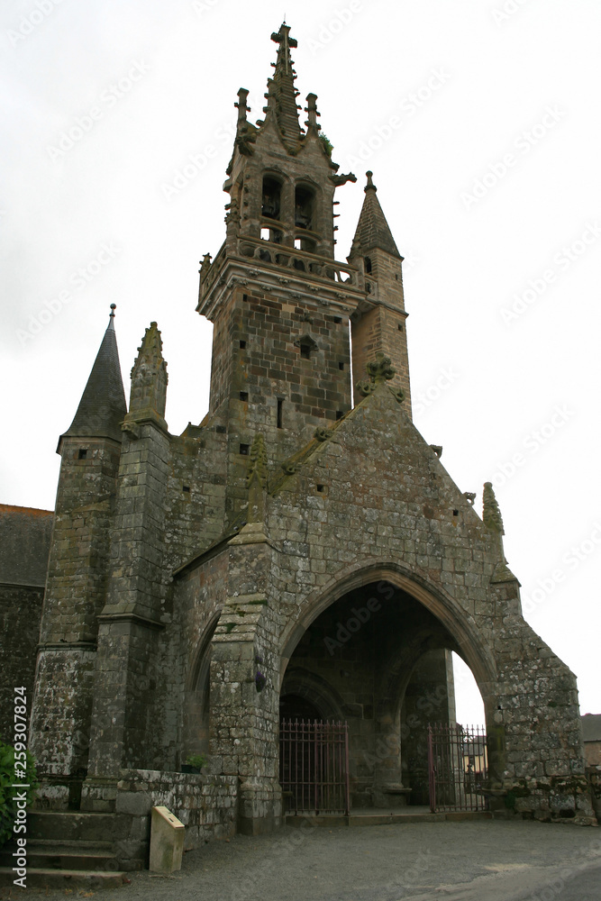 Saint-Ouen church in Les Iffs (Brittany - France)
