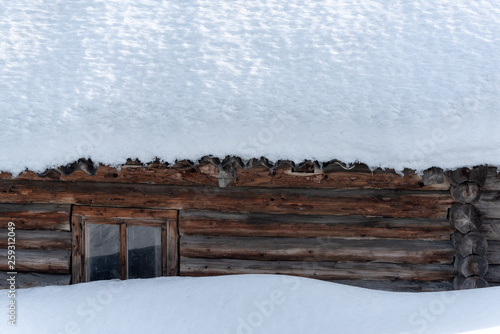 Snow covered house