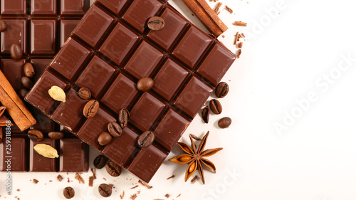 chocolate bar with spices