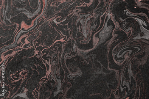 marble ink paper texture living coral  16-1546  grey black