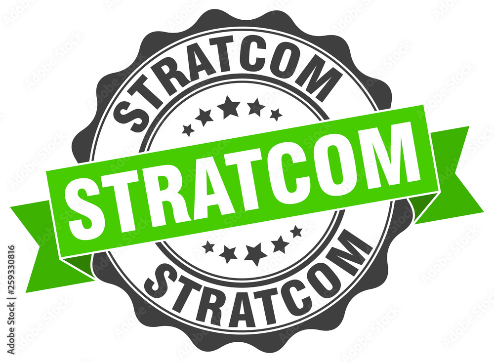 Obraz premium stratcom stamp. sign. seal