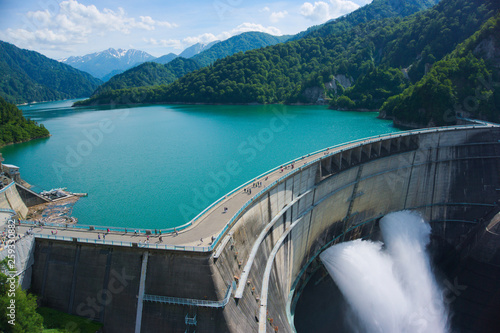 kurobe dam, Kurobe alpine,Toyama , Japan photo