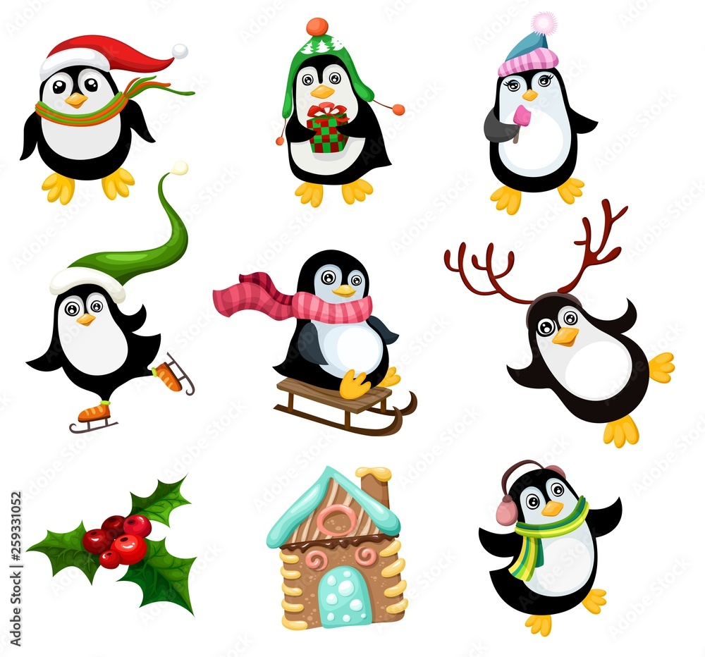 Fototapeta premium vector christmas illustration