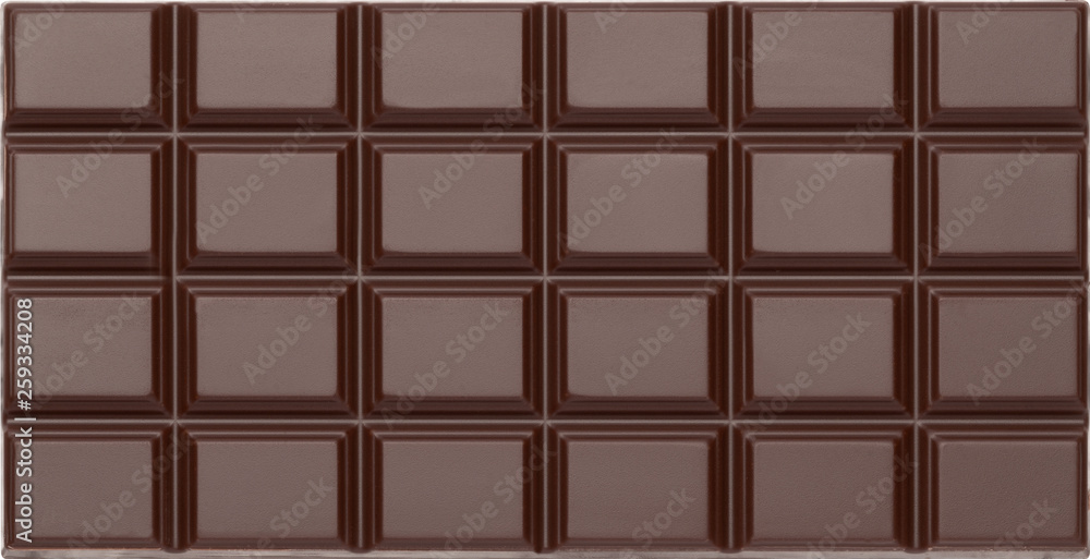 dark organic natural chocolate bar close-up top view dark organic natural chocolate bar close-up top view