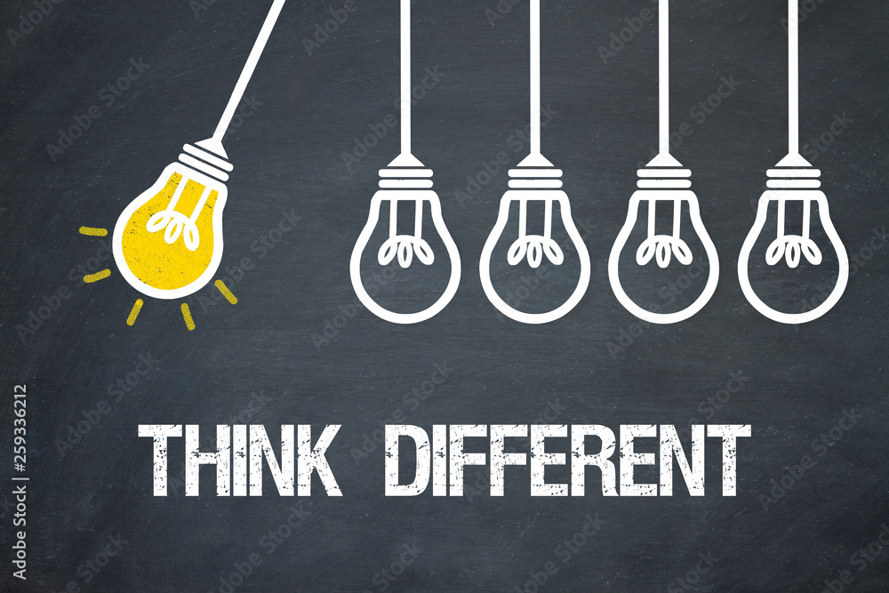 Fototapeta premium Think Different