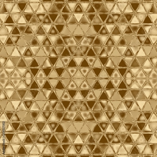 Gold mosaic abstract element and kaleidoscope backdrop,  tile collection.