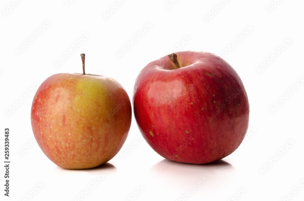Fresh red apple isolated on white. With clipping path. Fresh red apple isolated on white. With clipping path.