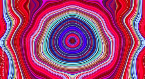 Psychedelic abstract pattern and hypnotic background for trend art, illustration hippie.