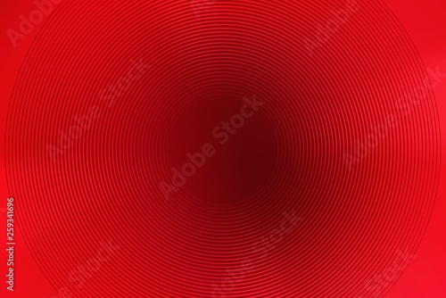 red abstract background radial circle. blurred circular.