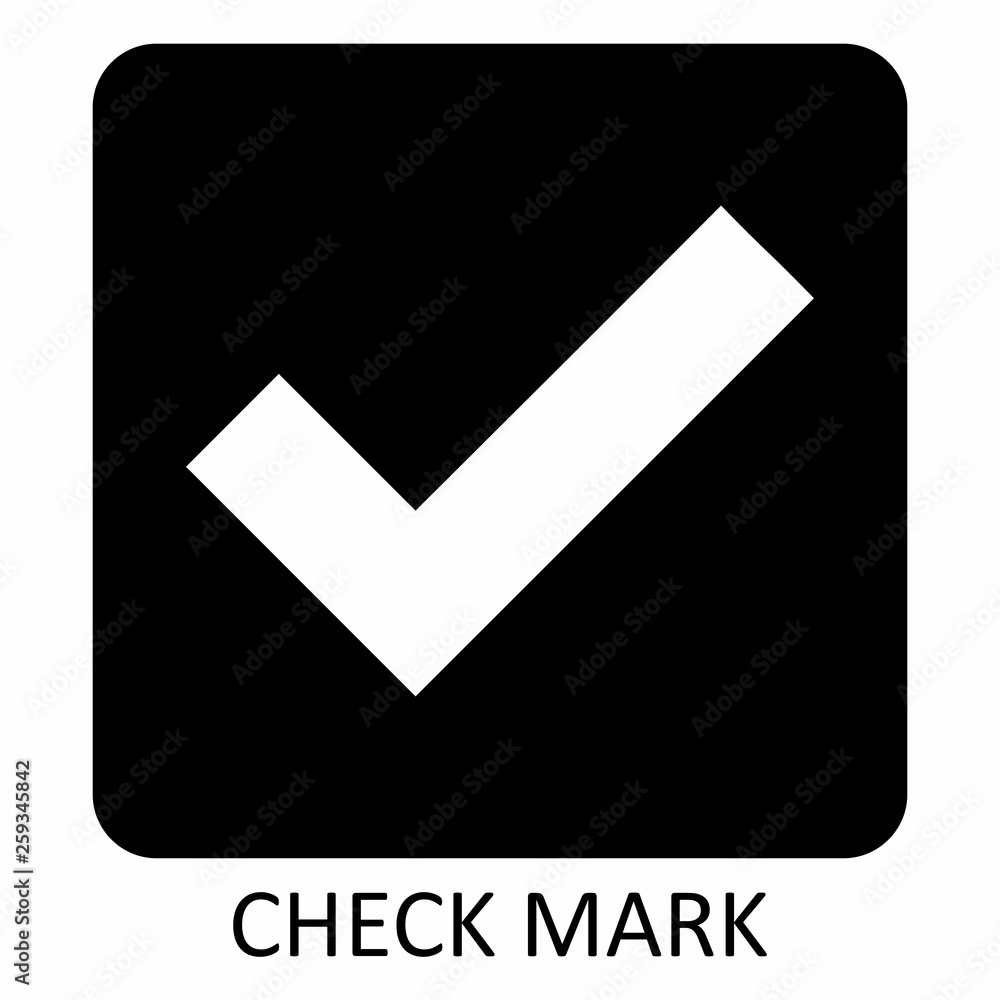 Check mark icon symbol Check mark icon symbol