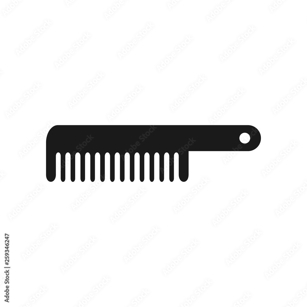 Comb graphic design template vector isolated