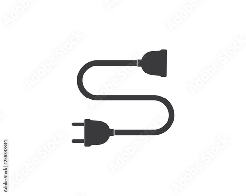 electric socket plug vector,illustration