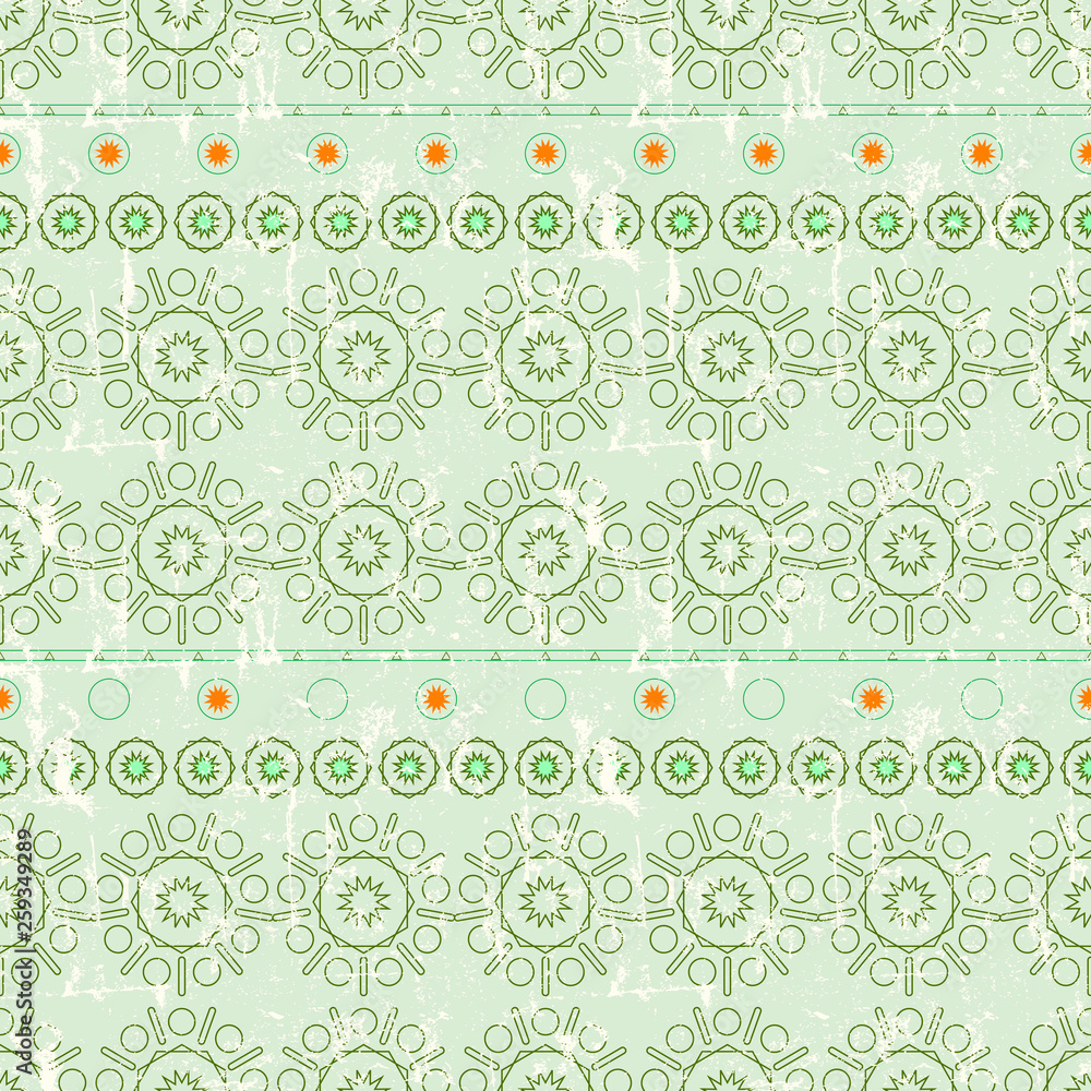 Fototapeta premium seamless arabic style seamless pattern, grungy style,vector