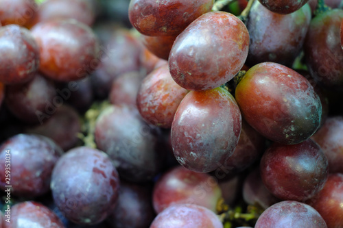 Closeup grape purple soft focus © hiran5