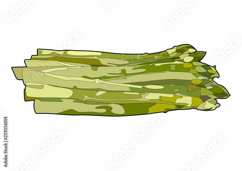 Green asparagus