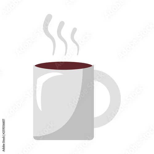 Hot coffee mug cartoon