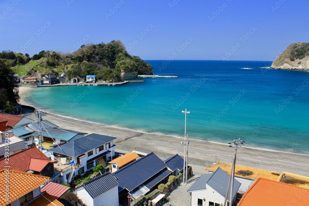 松崎町　岩地海水浴場（東洋のコートダジュール）